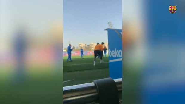 Ansu Fati returns to training